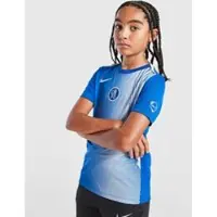 Nike Chelsea Trænings T-Shirt Dri-FIT Academy Pro Pre Match 3. - Blå/Sølv Børn - , størrelse XS: 122-128 cm