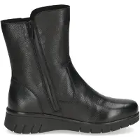 Caprice Bootie, black, made of Leather without heel, Size 39