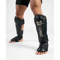 MM Combat Shinguards - Black/Gold - M