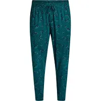 Zizzi Pyjamasbukser 'Mdana' turkis / smaragd / mørkegrøn