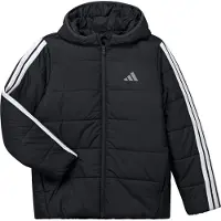 Adidas Dynejakke - Essentials 3S - Sort/Hvid - - 14 år (164) - Dunjakke