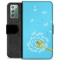 Mtp Products Samsung Galaxy Note20 Premium Flip Cover med Pung - Mælkebøtte