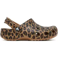 Crocs Åbne sko 'Classic' brun / rustbrun / sort