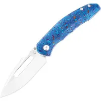 Artisan Boa Framelock Blue Timascus