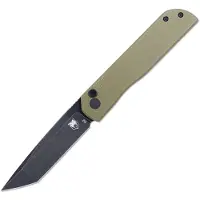 Cobratec Knives Prowler Button Lock Tant OD