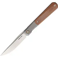 Real Steel Barlow RB-7 Framelock Micarta