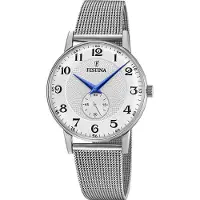Festina F20568-1 Retro Sølvfarvet/Stål Ø36 mm