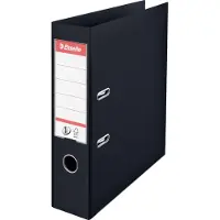 Esselte Brevordner No1 PP FSC A4/75 sort