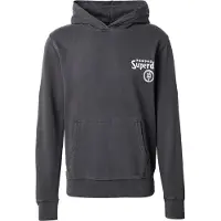 Superdry Superdrytil mænd. M2014390A Sweatshirt Tokyo Narrative Løs hætte sort (L), Casual, Bomuld