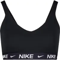 Nike Sports Bh Dri-fit Indy Medium Support - Sort/hvid Kvinde, størrelse X-Small