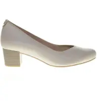 Caprice Pumps, beige, made of Leather with Block heel, Size 37
