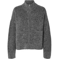 Selected Cardigan 'SIA RAS' grå / grå-meleret