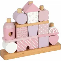 Small Foot Design Stacking House pink