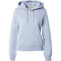 Superdry Superdrytil kvinder. W2012559A Essential Logo sweatshirt blå (L), Casual, Bomuld, Lange ærmer