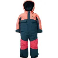 Burton - Skidragter børn - Toddlers 2L One Piece Peach Echo Deep Emerald til UnisexUld - Børnetoj Størrelse 2 År - Flåde