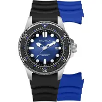 Nautica Analogt ur 'NCT SEA DIVE' blå / sort / sølv
