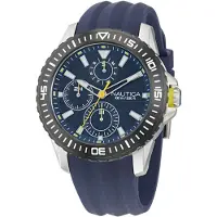 Nautica Analogt ur 'NST' navy / gul / hvid