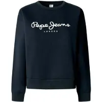 Pepe Jeans Pepe Jeanstil kvinder. PL5800002 Sweatshirt Baddy navy (S), Casual, Bomuld, Blå