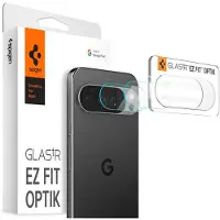 Spigen Optik EZ Fit, Google, Pixel 10, Støvresistent, Ridseresistent, Transparent, 2 stk