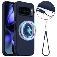 Mtp Products Google Pixel 10 Pro XL Liquid Silikone Cover - MagSafe Kompatibel - Mørkeblå