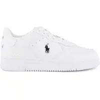 Ralph Lauren Polo Ralph Laurentil mænd. 809891791009 Træningssko i glat læder hvid (43), Fast, Blonder, Casual