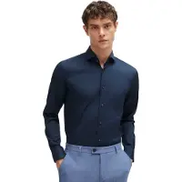 BOSS Hank Spread Skjorte Med Lange ærmer