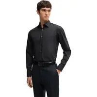 BOSS BLACK Skjorte 'H-Hank' sort