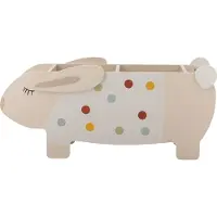 Bloomingville Bogkasse - 87 cm - Villja - Hvid m. Prikker - - OneSize - Opbevaring