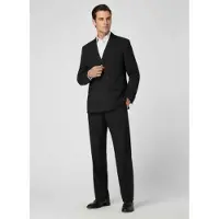 HUGO HUGOtil mænd. 50544604 Karlo blazer sort (52), Casual, Klassisk, Polyester