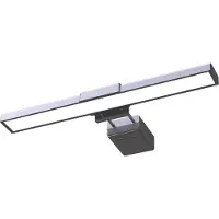 Unilux Travelight, Sort, ABS, Aluminium, 4 W, LED, 3700 K, 2900 K