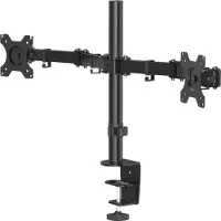 Hama Monitorbeslag til 2 Skærme 13"- 32" Sort
