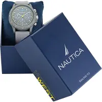 Nautica Analogt ur 'ONE' blå / gul / grå / sølv / hvid