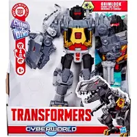Transformers TRANSFORMERIAI Cyberworld figūrėlė Chomp ir Battle Grimlock, 25 cm