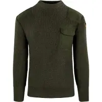 Normani Pullover ' Barntrup ' gul / oliven / rød / sort