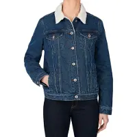 Pepe Jeans Pepe Jeanstil kvinder. PL402491ED5 Almindelig jakke Dlx blå (XL), Casual, Bomuld, Bæredygtig