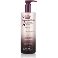 Giovanni , 2chic, Ultra slank konditionerer, For alle hår typer, Brasiliansk keratin + Marokkansk arganolie, 24 fl oz (710 ml)