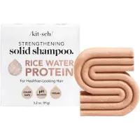 Kitsch , Styrkende Fast Shampoo Bar, Risvand Protein, Hvid Te & Mandarin, 1 Bar, 3,2 oz (91 g)