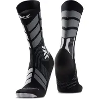 X-socks - Langrendstøj - X-Country Perform Merino Crew Black/Grey til UnisexUld - Størrelse 35-38 - Sort