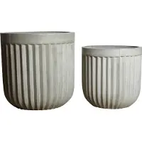 House Doctor blomsterkrukke 2 stk Concrete
