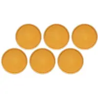 Rose &Tulipani ROP Arpeggio Set 6 salad plates 21 cm, oranžinis