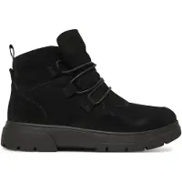 Caprice Bootie, black, made of Leather and synthetic without heel, Size 40