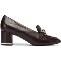 Caprice Slipper, brown, made of Leather with Block heel, Size 41