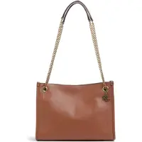 Ralph Lauren Lauren Ralph Laurentil kvinder. 431980173001 Bradley lædertaske brun (OSFA), Beige, Casual