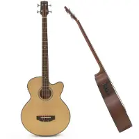 Gear4Music Elektroakustisk Basguitar fra