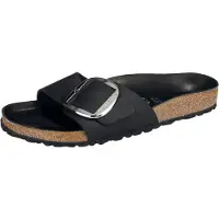 Birkenstock Madrid Big Buckle Oiled Natural Leather Sandaler