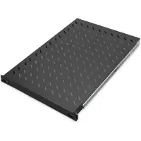 Digitus - Rackhylde - sort, RAL 9005 - 1U - 19