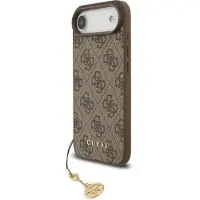 GUESS iPhone Air 4G Charm Hybrid Cover - MagSafe-kompatibel - Brun