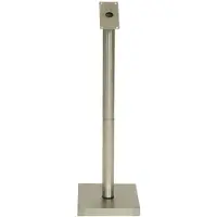 Securit STAINLESS STEEL Informationsdisplay stand: stolpe og base 85 cm, stål