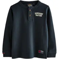 Superdry Shirts navy / hvid