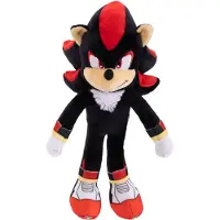 JAKKS Pacific 3 Movie Shadow Plush 9 -tums fylld leksaksfigur - Officiellt licensierad Sonic 3 -film